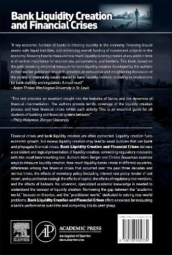 Бумажная книга «Bank Liquidity Creation and Financial Crises», авторов Аллен Н. Бергер, Криста Боуман - фото №1