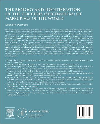 Паперова книга «The Biology and Identification of the Coccidia (Apicomplexa) of Marsupials of the World», автор Дональд В. Душинські - фото №1