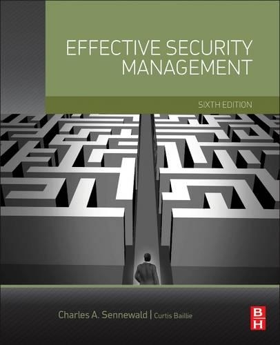 [object Object] «Effective Security Management», авторов Чарльз А. Сенневальд, Кертис Бейли - фото №1
