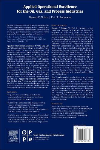 Бумажная книга «Applied Operational Excellence for the Oil, Gas, and Process Industries», авторов Деннис П. Нолан, Эрик Т Андерсон - фото №1