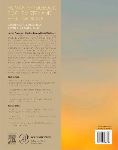 Паперова книга «Human Physiology, Biochemistry and Basic Medicine», авторів Лоренс А. Коул, Пітер Р. Крамер - фото №1