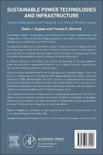 Бумажная книга «Sustainable Power Technologies and Infrastructure: Energy Sustainability and Prosperity in a Time of Climate Change», авторов Гален Дж. Суппес, Трумен С. Сторвик - фото №1