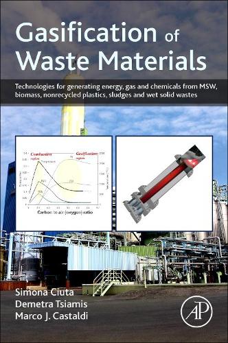 Бумажная книга «Gasification of Waste Materials: Technologies for Generating Energy, Gas, and Chemicals from Municipal Solid Waste, Biomass, Nonrecycled Plastics, Sludges, and Wet Solid Wastes», авторов Деметра Циамис, Марко Дж. Кастальди, Симона Кьюта - фото №1