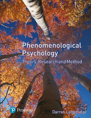 Паперова книга «Phenomenological Psychology: Theory, Research And Method», автор Даррен Ленгдрідж - фото №1