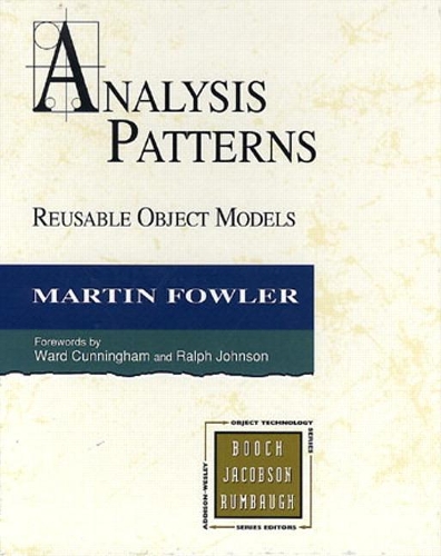 [object Object] «Analysis Patterns:  Reusable Object Models», автор Мартин Фаулер - фото №1