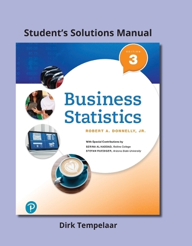 Бумажная книга «Student Solutions Manual for Business Statistics», автор Роберт Доннелли - фото №1
