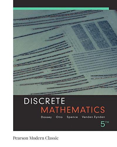 [object Object] «Discrete Mathematics (Classic Version)», авторов Альберт Д. Отто, Чарльз Ванден Эйнден, Джон А. Досси, Лоуренс Э. Спенс - фото №1