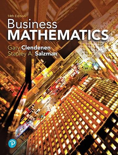 Бумажная книга «Business Mathematics», авторов Гэри Кленденен, Стэнли Зальцман - фото №1