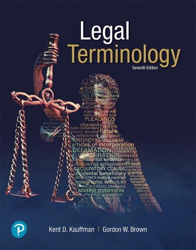 Бумажная книга «Legal Terminology», авторов Гордон Браун, Кент Кауффман - фото №1
