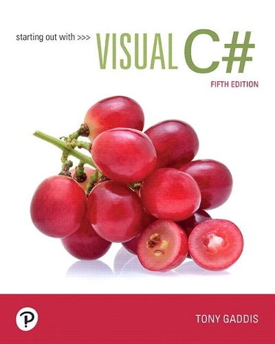 Паперова книга «Starting out with Visual C#», автор Тони Гэддис - фото №1