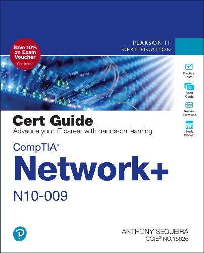 Бумажная книга «CompTIA Network+ N10-009 Cert Guide», автор Энтони Секейра - фото №1