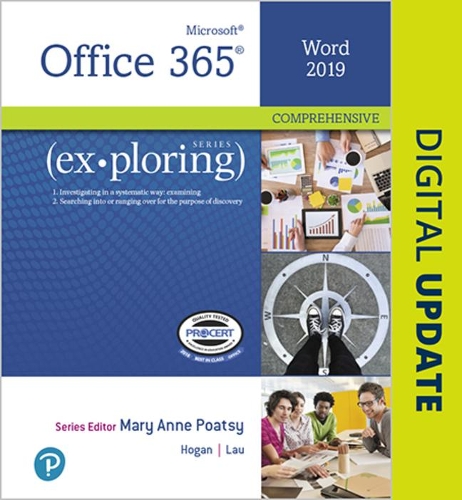 [object Object] «Exploring Microsoft Office Word 2019 Comprehensive», авторов Линда Лау, Линн Хоган, Мэри Энн Поатси - фото №1