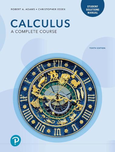 Бумажная книга «Student Solutions Manual for Calculus: A Complete Course», авторов Кристофер Эссекс, Роберт Адамс - фото №1