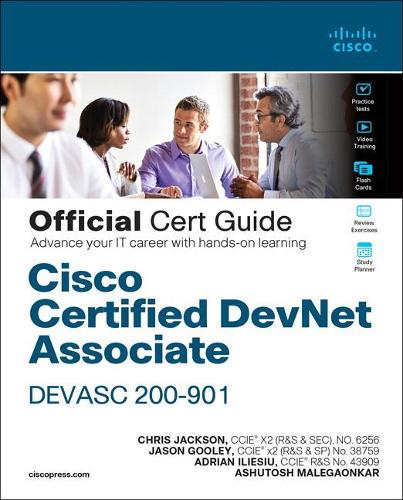 [object Object] «Cisco Certified DevNet Associate DEVASC 200-901 Official Cert Guide», авторов Адриан Ильезиу, Ашутош Малегаонкар, Крис Джексон - фото №1