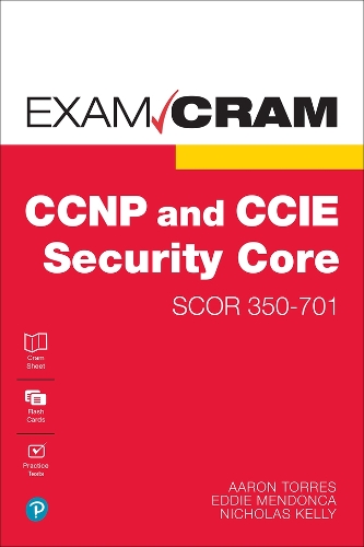 Бумажная книга «CCNP and CCIE Security Core SCOR 350-701 Exam Cram», авторов Эдди Мендонка, Джозеф Млодзяновский, Ник Келли - фото №1