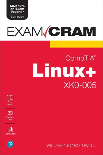[object Object] «CompTIA Linux+ XK0-005 Exam Cram», автор Вільям Ротвелл - фото №1