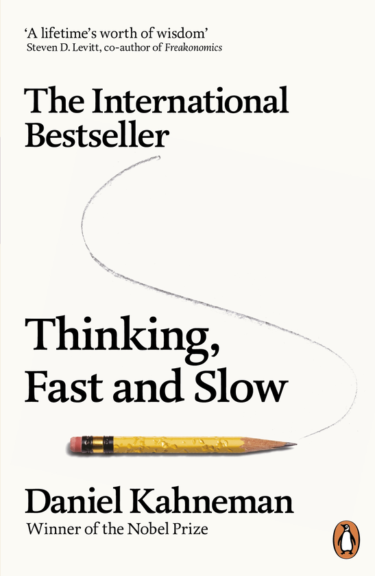 Паперова книга «Thinking, Fast and Slow», автор Деніел Канеман - фото №1