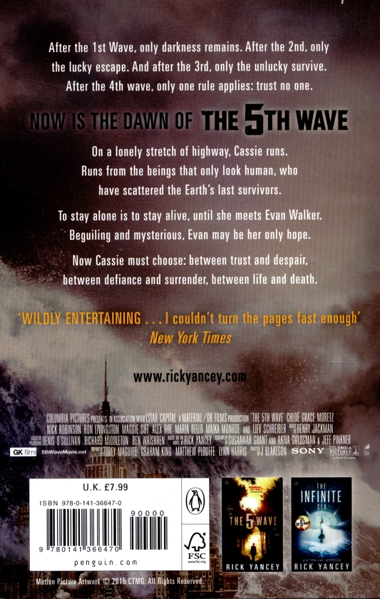 Бумажная книга «The 5th Wave. Book 1», автор Рик Янси - фото №1