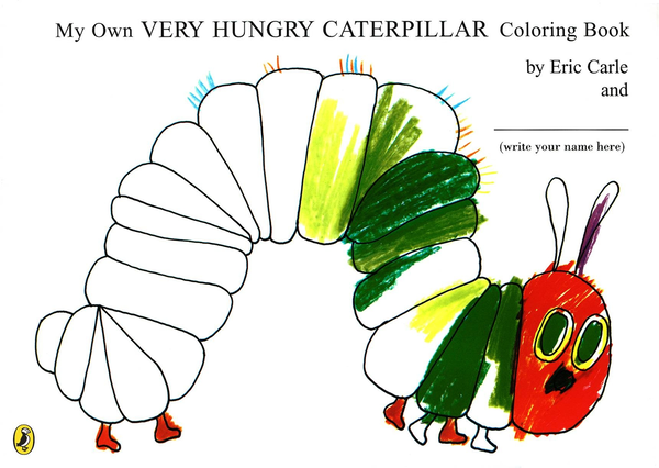 Бумажная книга «My Own Very Hungry Caterpillar Colouring Book», автор Эрик Карл - фото №1