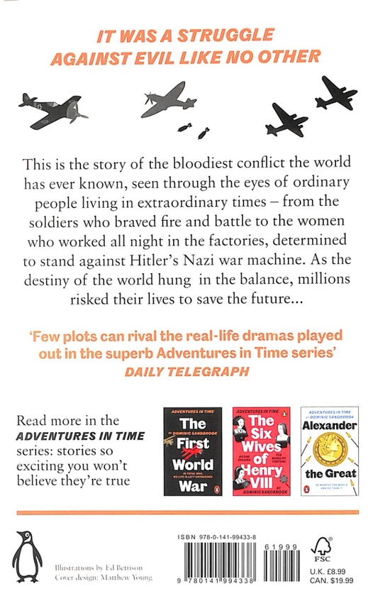 Бумажная книга «Adventures in Time: The Second World War», автор Доминик Сэндбрук - фото №1