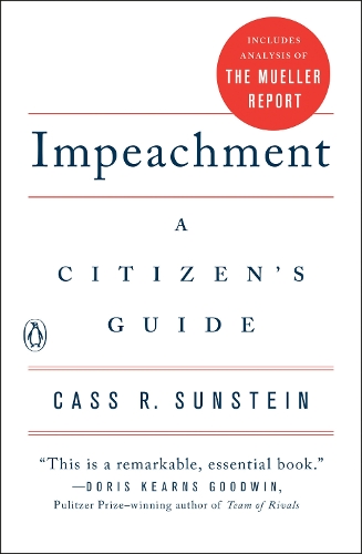Паперова книга «Impeachment: A Citizen's Guide», автор Кас Р. Санстейн - фото №1