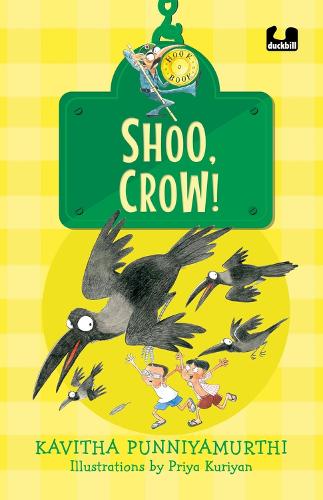 Паперова книга «Shoo, Crow! (Hook Books): It's not a book, it's a hook!», автор Кавіта Пунніямурті - фото №1