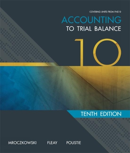 Паперова книга «RTO Accounting: To Trial Balance», авторів Деріл Флей, Невілл Пусті, Ніколас Мрочковський - фото №1