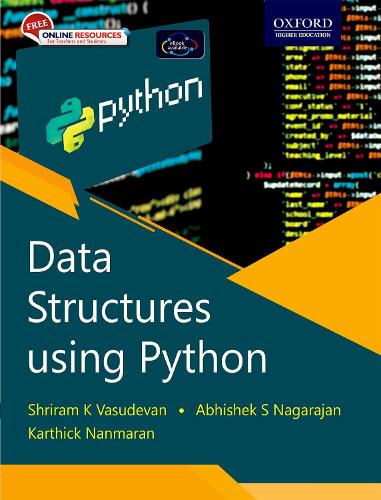[object Object] «Data Structures using Python», авторів Абхішек С. Нагараджан, Шрірам К. Васудеван - фото №1