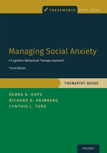 Бумажная книга «Managing Social Anxiety, Therapist Guide: A Cognitive-Behavioral Therapy Approach», автор Ричард Г. Хеймберг - фото №1