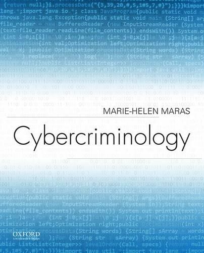 Бумажная книга «Cybercriminology», автор Мари-Элен Марас - фото №1