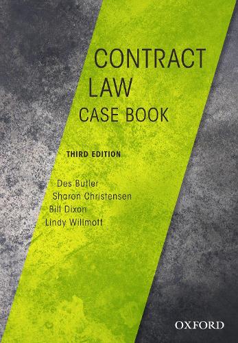 Паперова книга «Contract Law Casebook», автор Білл Діксон - фото №1