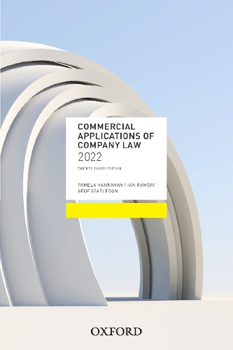 Бумажная книга «Commercial Applications of Company Law 2022», авторов Геоф Стэплдон, Ян Рамзи - фото №1