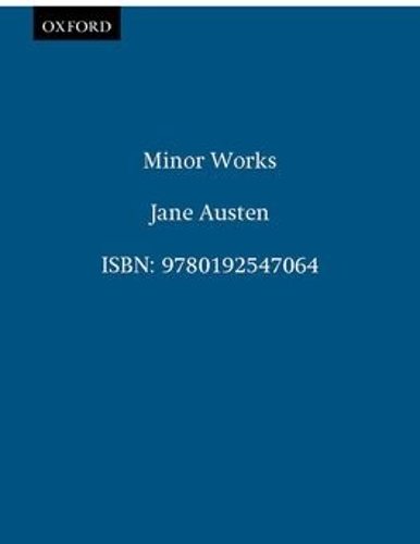 Паперова книга «Minor Works», автор Джейн Остін - фото №1
