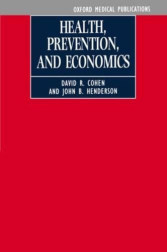 Паперова книга «Health, Prevention and Economics», автор Джон Б. Хендерсон - фото №1