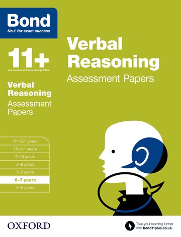 Паперова книга «Bond 11+: Verbal Reasoning: Assessment Papers : 6-7 years», автор М. Бонд - фото №1