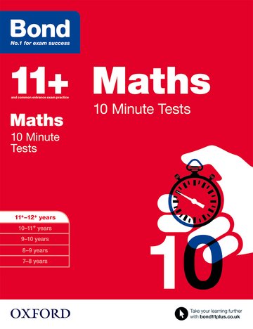 Бумажная книга «Bond 11+: Maths: 10 Minute Tests : 11+-12+ years», автор Сара Линдсей - фото №1