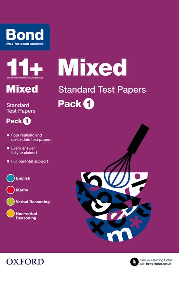 Бумажная книга «Bond 11+: Mixed: Standard Test Papers : Pack 1», автор Эндрю Бейнс - фото №1