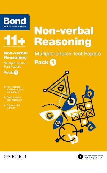 Бумажная книга «Bond 11+: Non-verbal Reasoning: Multiple-choice Test Papers : Pack 1» - фото №1
