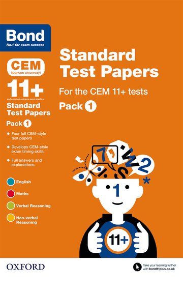 Бумажная книга «Bond 11+: CEM: Standard Test Papers : Pack 1», автор Мишельджой Хьюз - фото №1