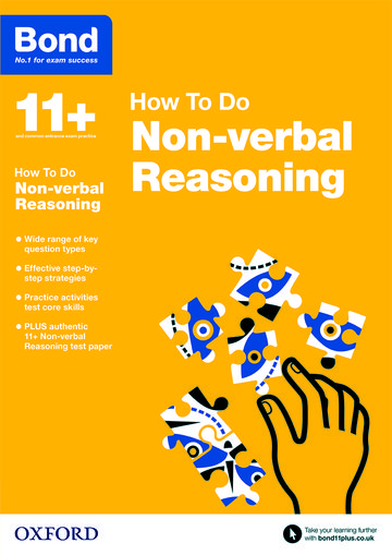 Паперова книга «Bond 11+: Non-verbal Reasoning: How to Do», автор Елісон Прімроуз - фото №1