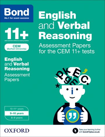 Бумажная книга «Bond 11+: English and Verbal Reasoning: Assessment Papers for the CEM 11+ tests : 9-10 years», автор Мишельджой Хьюз - фото №1