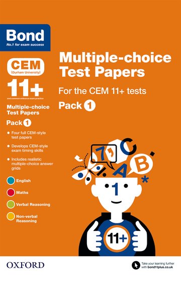 Бумажная книга «Bond 11+: Multiple-choice Test Papers for the CEM 11+ Tests Pack 1», автор Мишельджой Хьюз - фото №1