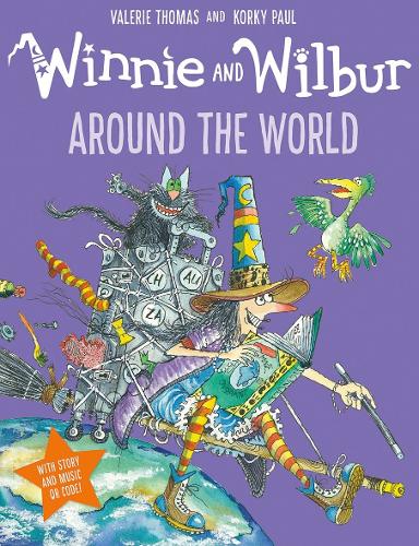 Паперова книга «Winnie and Wilbur: Around the World», автор Валері Томас - фото №1