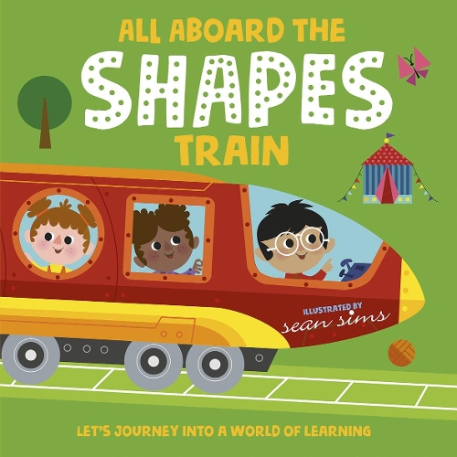 Паперова книга «All Aboard the Shapes Train», автор Шон Сімс - фото №1