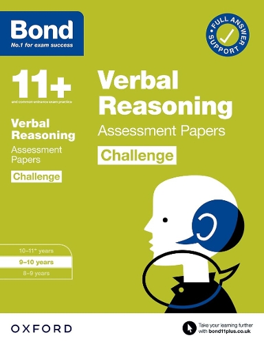 Бумажная книга «Bond 11+: Bond 11+ Verbal Reasoning Challenge Assessment Papers 9-10 years», автор Фрэнсис Даун - фото №1
