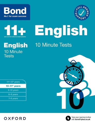 Паперова книга «Bond 11+: Bond 11+ 10 Minute Tests English 10-11 years: For 11+ GL assessment and Entrance Exams», автор Сара Лiндсей - фото №1