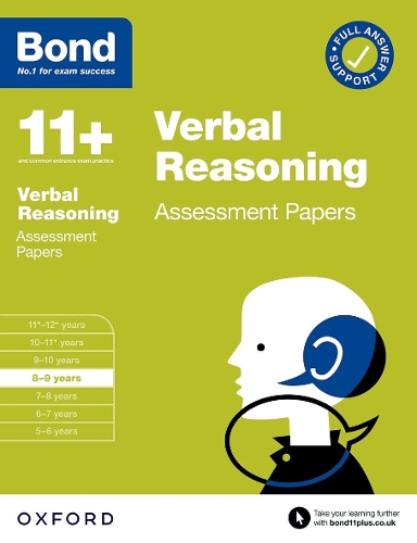 Бумажная книга «Bond 11+: Bond 11+ Verbal Reasoning Assessment Papers 8-9 years», автор Фрэнсис Даун - фото №1