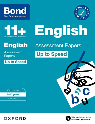 Бумажная книга «Bond 11+: Bond 11+ English Up to Speed Assessment Papers with Answer Support 9-10 Years», автор Сара Линдсей - фото №1