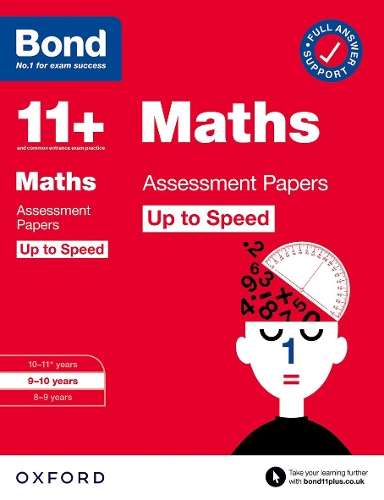 Паперова книга «Bond 11+: Bond 11+ Maths Up to Speed Assessment Papers with Answer Support 9-10 Years», автор Пол Бродбент - фото №1
