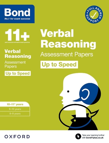 Бумажная книга «Bond 11+: Bond 11+ Verbal Reasoning Up to Speed Assessment Papers with Answer Support 10-11 years: Ready for the 2024 exam», автор Фрэнсис Даун - фото №1